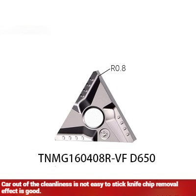 1047-CNC metal-ceramic triangular precision ground grooving inserts TNMG R/L-S/VF high-gloss cylindrical cutter grains Shandong Denso Pricision Tools Co.,Ltd.